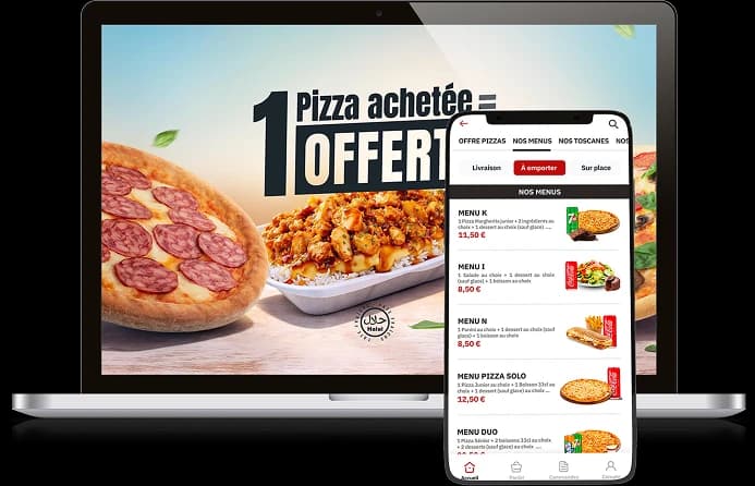 Site web de commande Eat & Collect