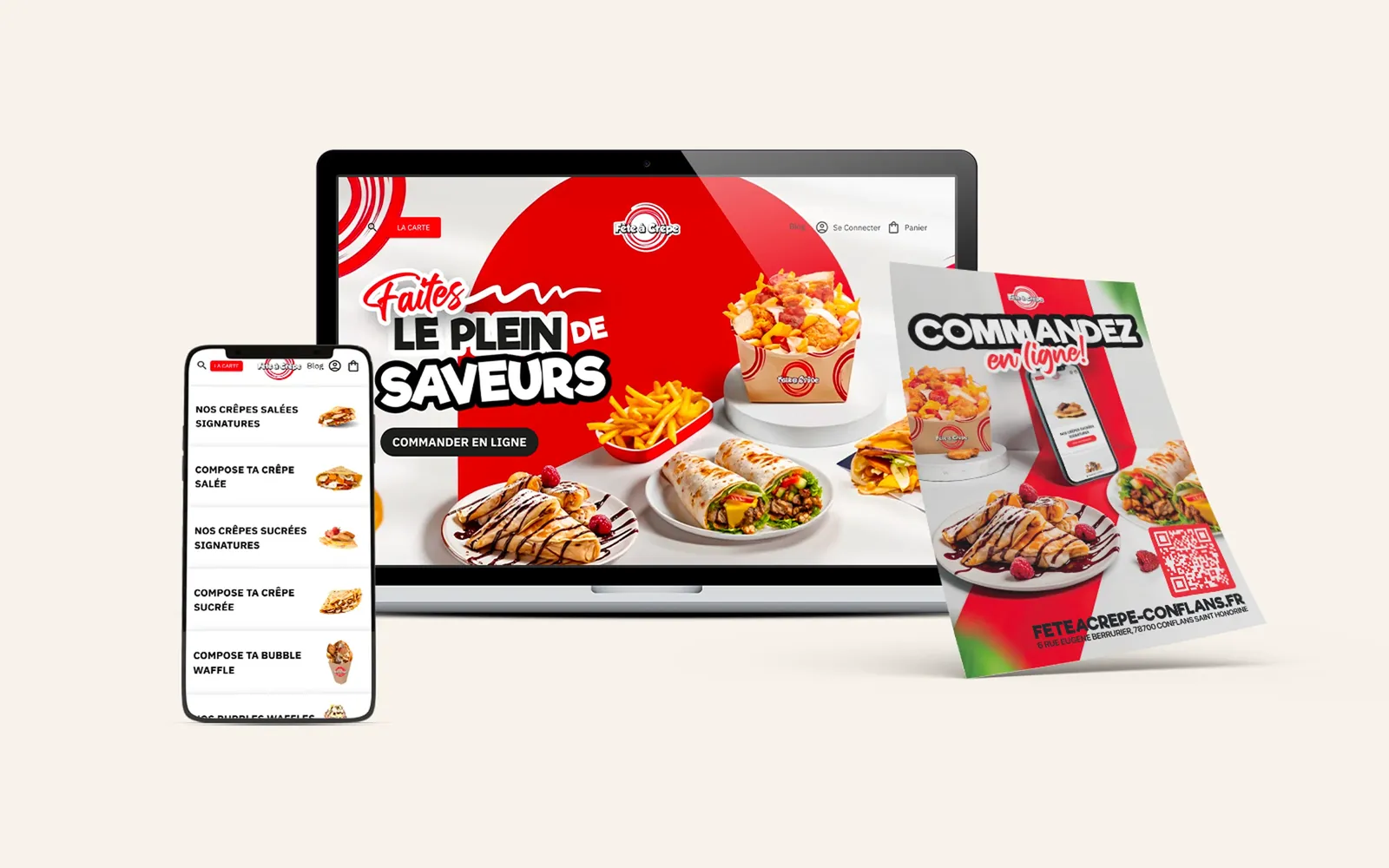 Installation Eat & Collect chez Fête à Crêpe