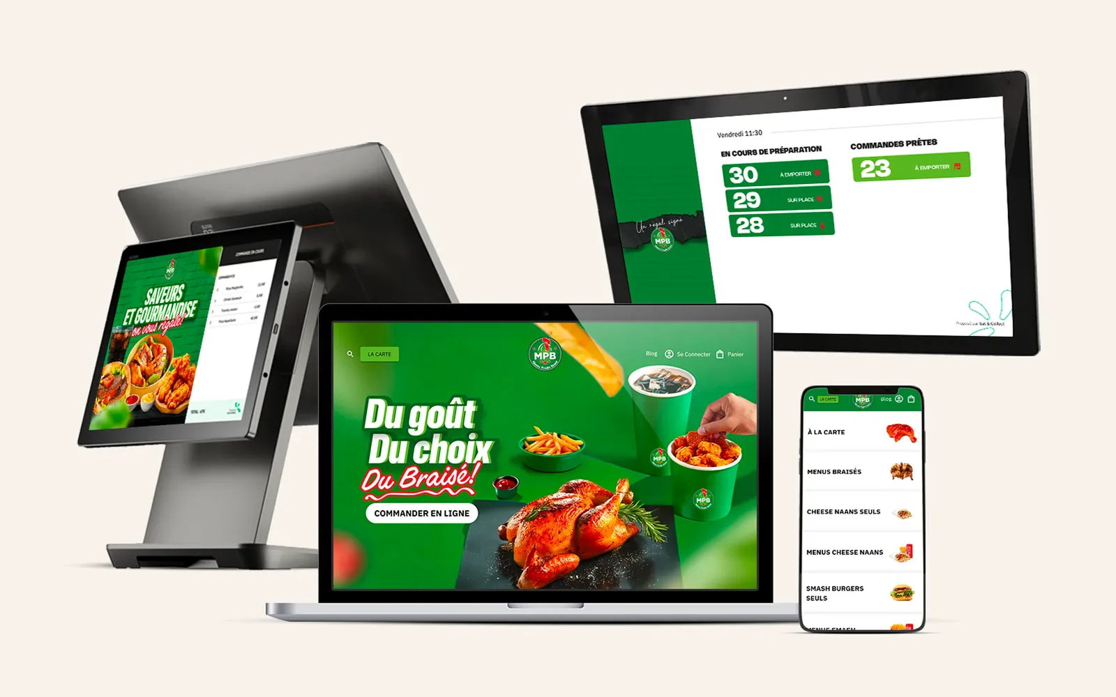 Installation Eat & Collect chez Master Poulet Braisé